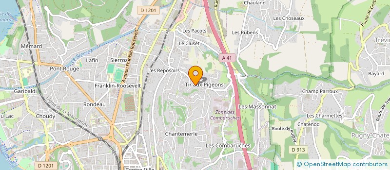 localisation de l'entreprise MONSIEUR ANTOINE CAUSIN à AIX-LES-BAINS