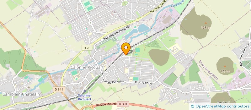 localisation de l'entreprise MONSIEUR ANTOINE CAUX  CALONNE-RICOUART