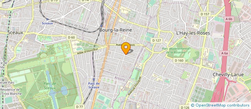 localisation de l'entreprise MONSIEUR ANTOINE CAUZARD à BOURG-LA-REINE