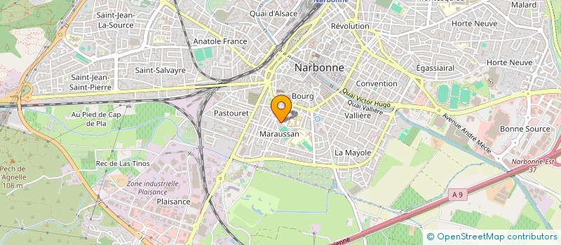 localisation de l'entreprise MONSIEUR ANTOINE CAVAILLES  NARBONNE