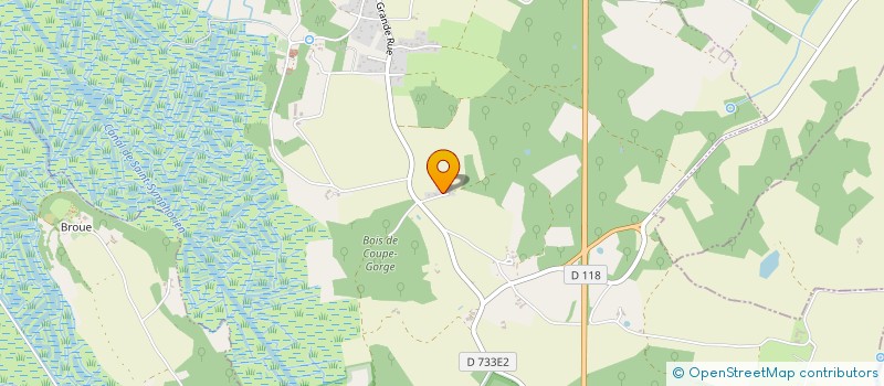 localisation de l'entreprise MONSIEUR ANTOINE CAZENAVE  LA GRIPPERIE-SAINT-SYMPHORIEN