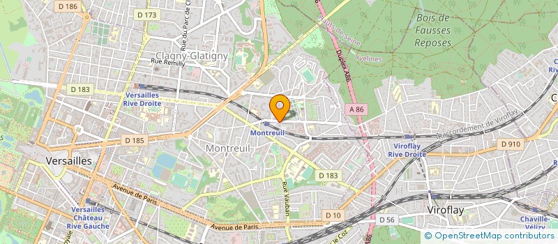 localisation de l'entreprise MONSIEUR ANTOINE CECCHI à VERSAILLES
