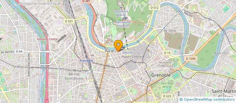 localisation de l'entreprise MONSIEUR ANTOINE CERF à GRENOBLE