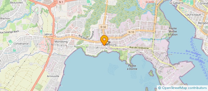 localisation de l'entreprise MONSIEUR ANTOINE CEVA  BAIE-MAHAULT