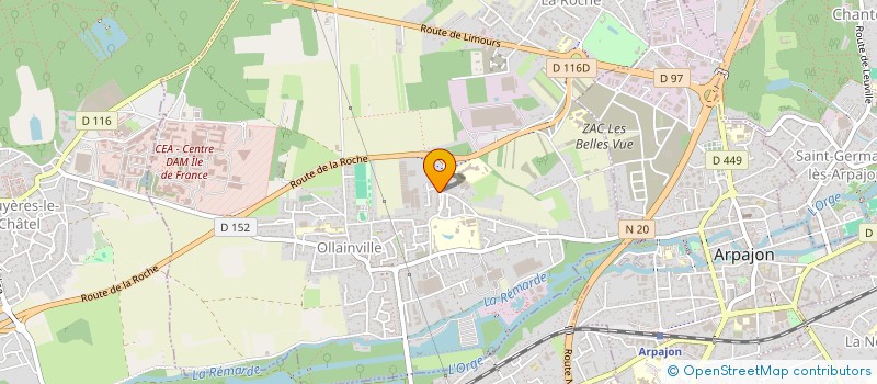 localisation de l'entreprise MONSIEUR ANTOINE CHABROUX à OLLAINVILLE