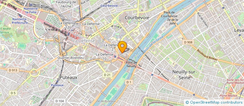 localisation de l'entreprise MONSIEUR ANTOINE CHALAL à COURBEVOIE