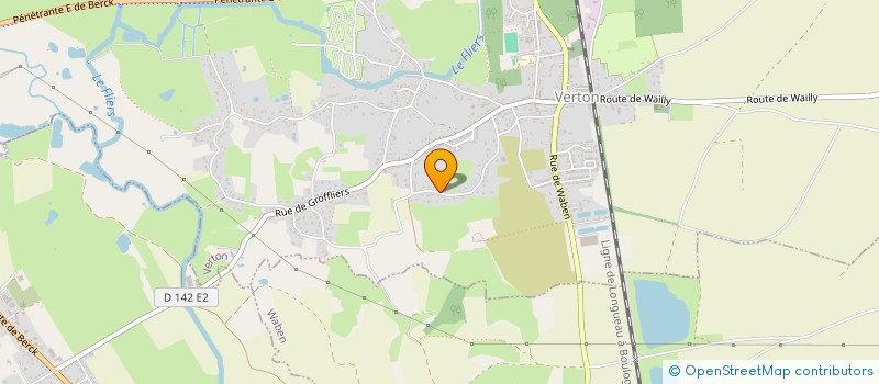 localisation de l'entreprise MONSIEUR ANTOINE CHALIER  VERTON