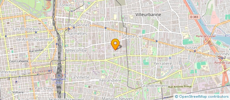 localisation de l'entreprise MONSIEUR ANTOINE CHALOT  VILLEURBANNE