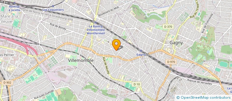 localisation de l'entreprise MONSIEUR ANTOINE CHAMBON à VILLEMOMBLE