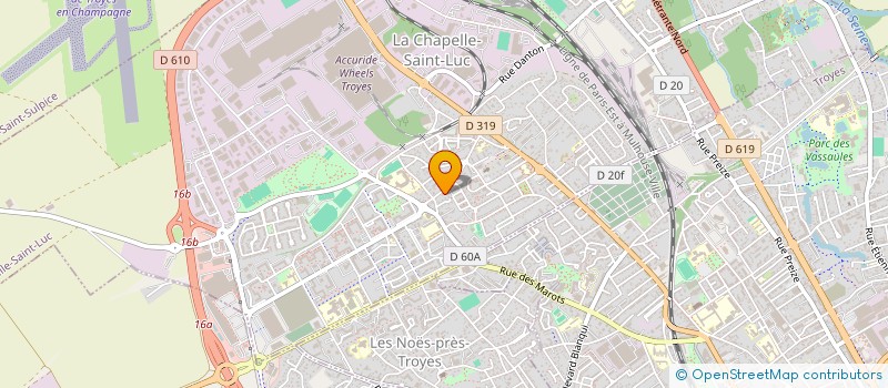 localisation de l'entreprise MONSIEUR ANTOINE CHAMPENOIS  LA CHAPELLE-SAINT-LUC