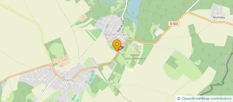 localisation de l'entreprise MONSIEUR ANTOINE CHANTRIER  PLAILLY