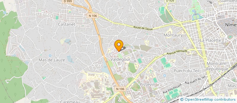 localisation de l'entreprise MONSIEUR ANTOINE CHAPARRA  NIMES