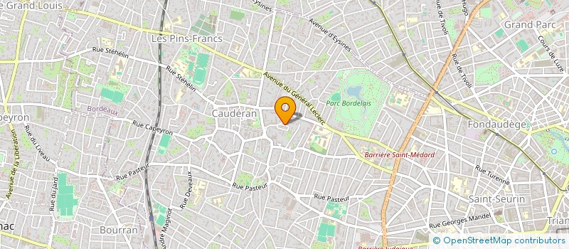 localisation de l'entreprise MONSIEUR ANTOINE CHAPUT CIRAN à BORDEAUX
