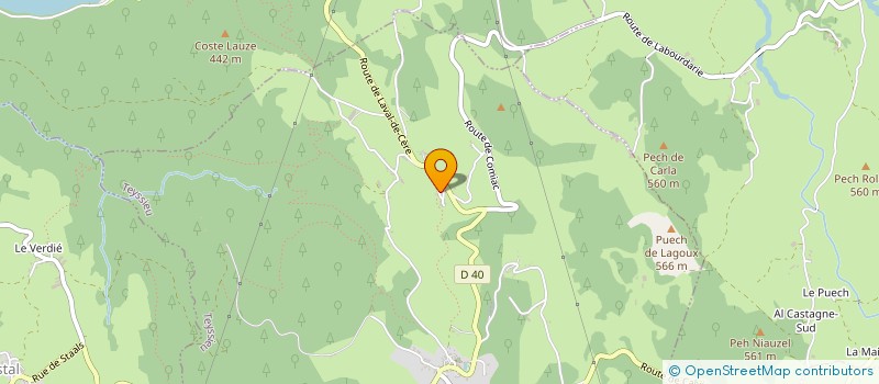 localisation de l'entreprise MONSIEUR ANTOINE CHARAZAC  SOUSCEYRAC-EN-QUERCY