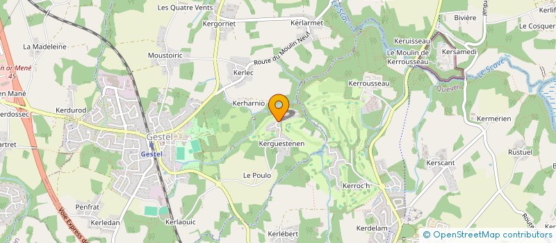 localisation de l'entreprise MONSIEUR ANTOINE CHARBONNEL  GESTEL