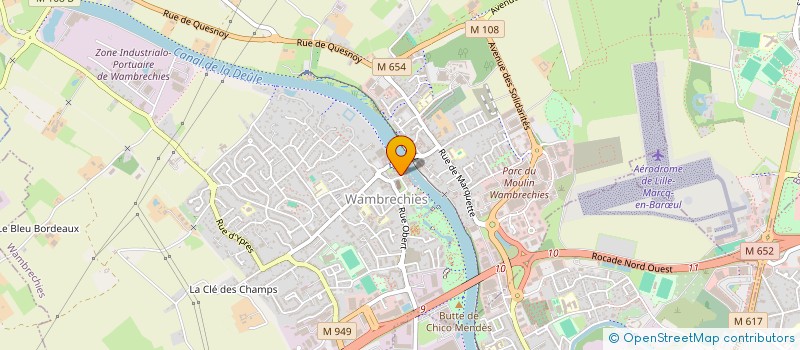 localisation de l'entreprise MONSIEUR ANTOINE CHARLES DELANNOY  WAMBRECHIES