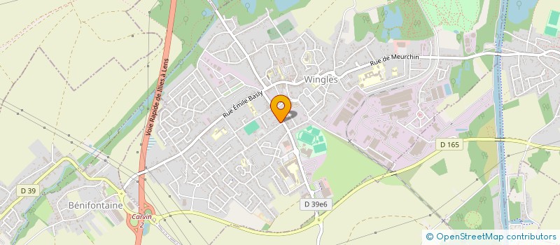 localisation de l'entreprise MONSIEUR ANTOINE CHARLET  HULLUCH