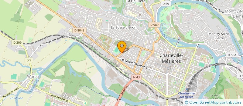 localisation de l'entreprise MONSIEUR ANTOINE CHARLOT  CHARLEVILLE-MEZIERES