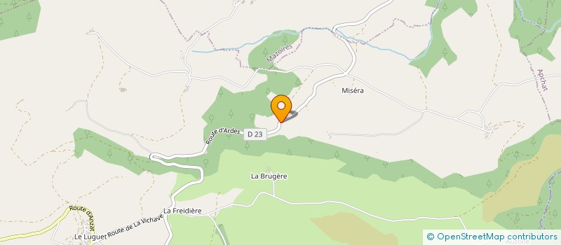 localisation de l'entreprise MONSIEUR ANTOINE CHARROIN à ANZAT-LE-LUGUET