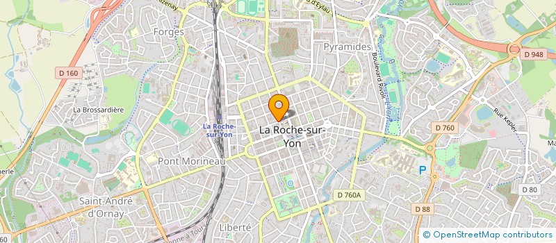 localisation de l'entreprise MONSIEUR ANTOINE CHASSELOUP à LA ROCHE-SUR-YON