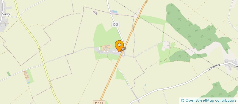 localisation de l'entreprise MONSIEUR ANTOINE CHATELAIN  TILLY