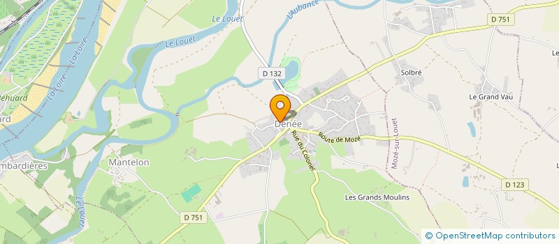 localisation de l'entreprise MONSIEUR ANTOINE CHATRENET  DENEE