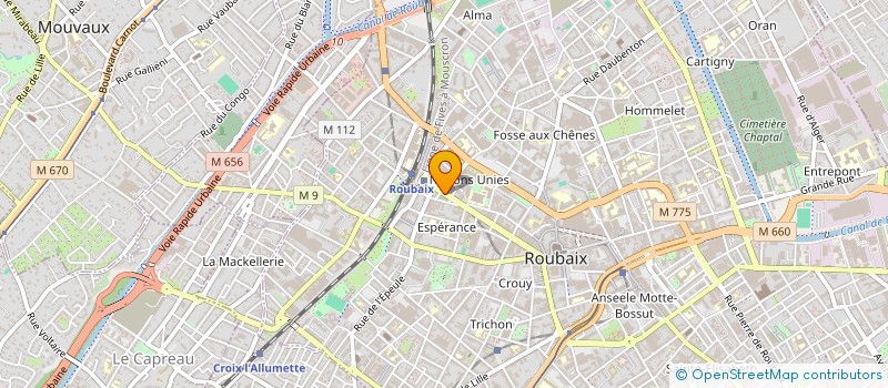 localisation de l'entreprise MONSIEUR ANTOINE CHAUDEY  LILLE