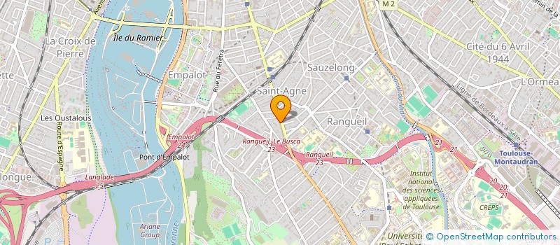 localisation de l'entreprise MONSIEUR ANTOINE CHAUMET à TOULOUSE
