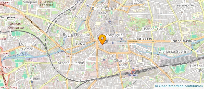 localisation de l'entreprise MONSIEUR ANTOINE CHAUVEL  RENNES