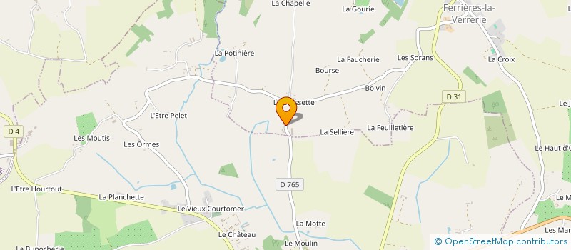 localisation de l'entreprise MONSIEUR ANTOINE CHAUVIERE à FERRIERES-LA-VERRERIE