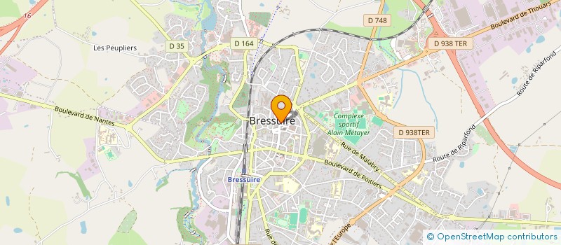 localisation de l'entreprise MONSIEUR ANTOINE CHAUVIN  BRESSUIRE