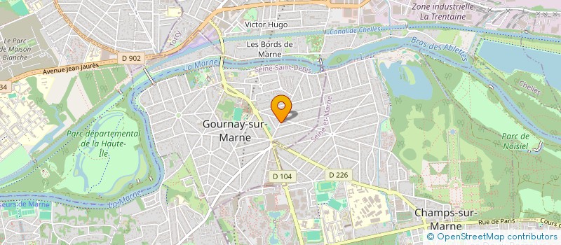 localisation de l'entreprise MONSIEUR ANTOINE CHAVE  GOURNAY-SUR-MARNE