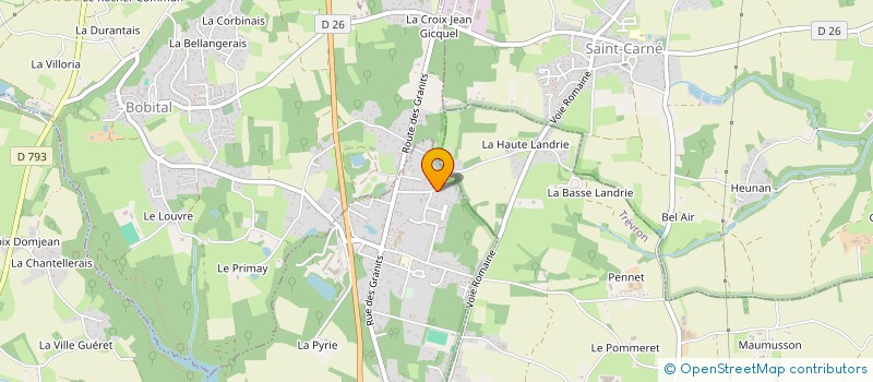 localisation de l'entreprise MONSIEUR ANTOINE CHEMIN  LE HINGLE