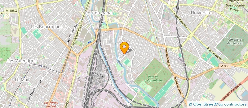 localisation de l'entreprise MONSIEUR ANTOINE CHENEVIER  DIJON