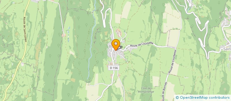 localisation de l'entreprise MONSIEUR ANTOINE CHENU  BORNAY