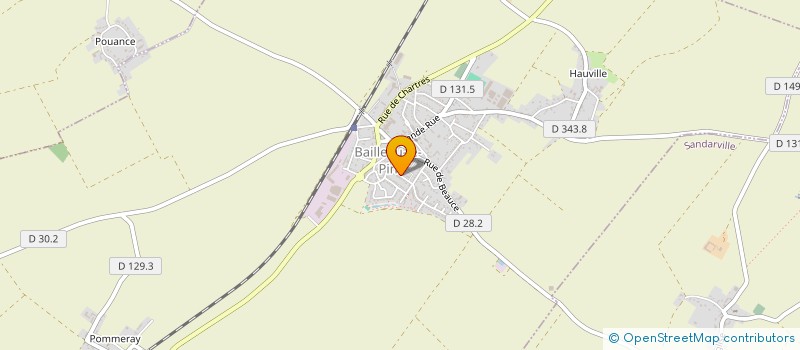localisation de l'entreprise MONSIEUR ANTOINE CHERIAUX à BAILLEAU-LE-PIN