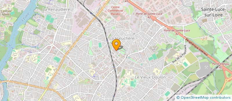 localisation de l'entreprise MONSIEUR ANTOINE CHERRUAU  NANTES