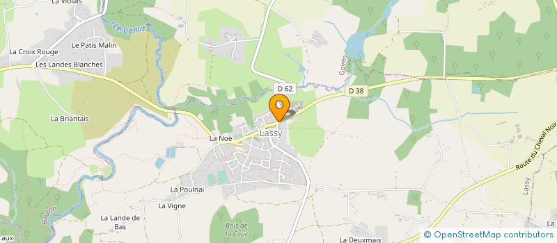 localisation de l'entreprise MONSIEUR ANTOINE CHEVAL  LASSY