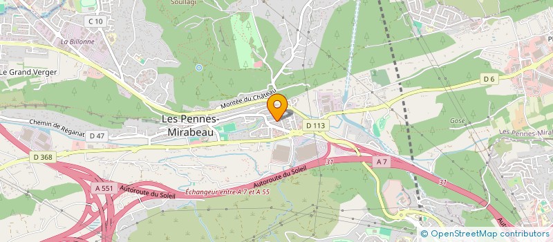 localisation de l'entreprise MONSIEUR ANTOINE CHEVALIER à LES PENNES-MIRABEAU