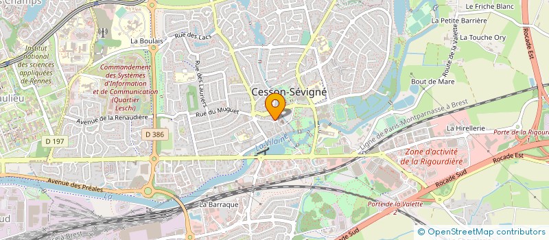 localisation de l'entreprise MONSIEUR ANTOINE CHEVALIER  CESSON-SEVIGNE