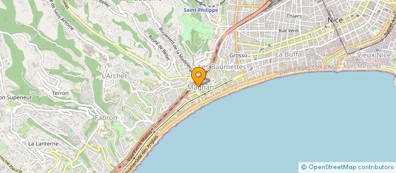 localisation de l'entreprise MONSIEUR ANTOINE CHEVALIER  NICE