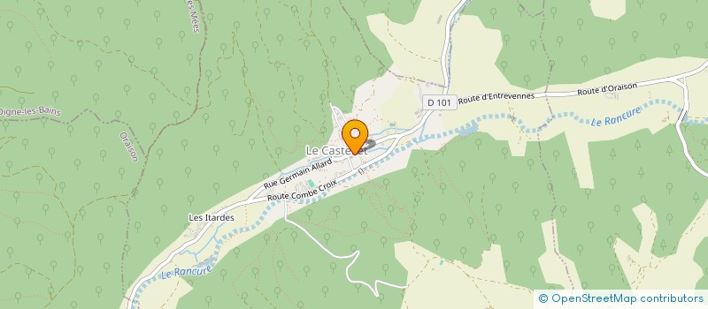 localisation de l'entreprise MONSIEUR ANTOINE CHEVALIER  LE CASTELLET