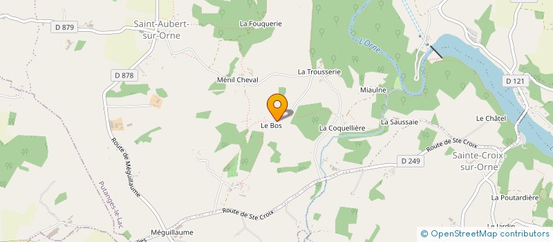 localisation de l'entreprise MONSIEUR ANTOINE CHEVREUIL à PUTANGES-LE-LAC