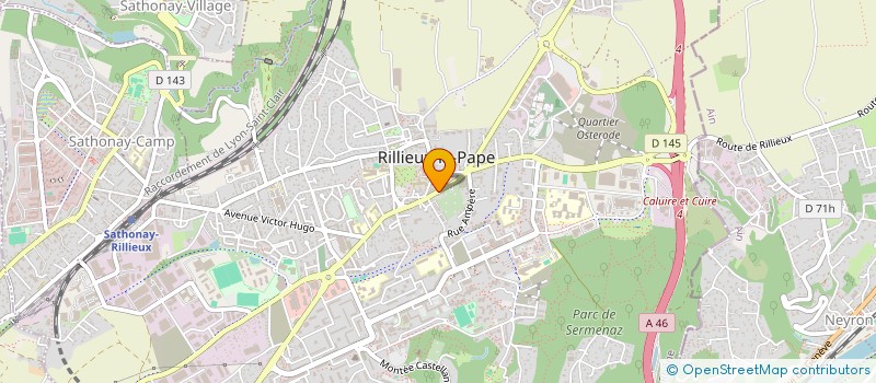 localisation de l'entreprise MONSIEUR ANTOINE CHIGNIER  RILLIEUX-LA-PAPE