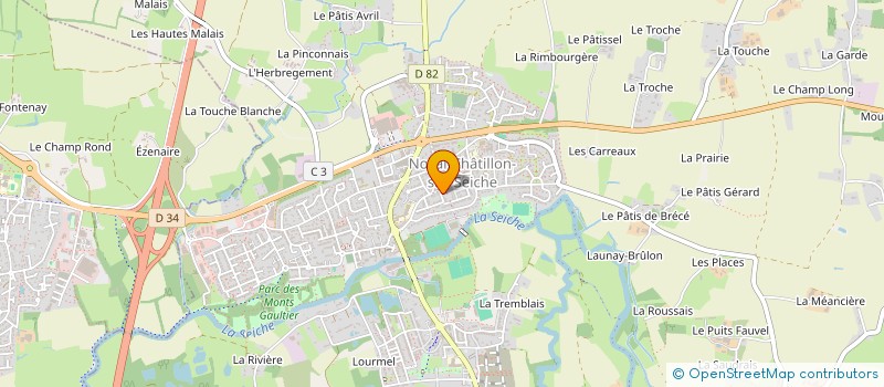 localisation de l'entreprise MONSIEUR ANTOINE CHOLLET  NOYAL-CHATILLON-SUR-SEICHE