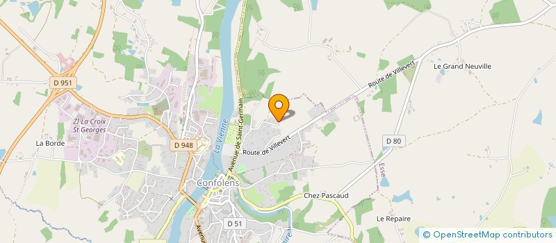localisation de l'entreprise MONSIEUR ANTOINE CHOPY à CONFOLENS