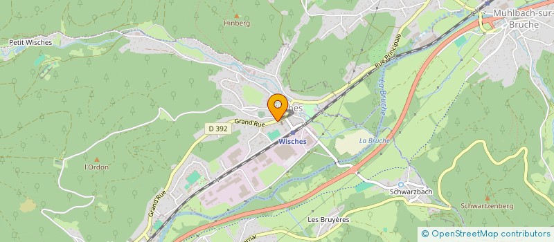 localisation de l'entreprise MONSIEUR ANTOINE CHRISTON  WISCHES