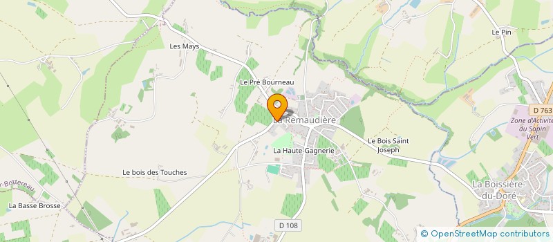 localisation de l'entreprise MONSIEUR ANTOINE CHUFFART à LE LOROUX-BOTTEREAU