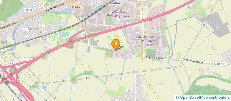 localisation de l'entreprise MONSIEUR ANTOINE CHURY  LA BOISSE