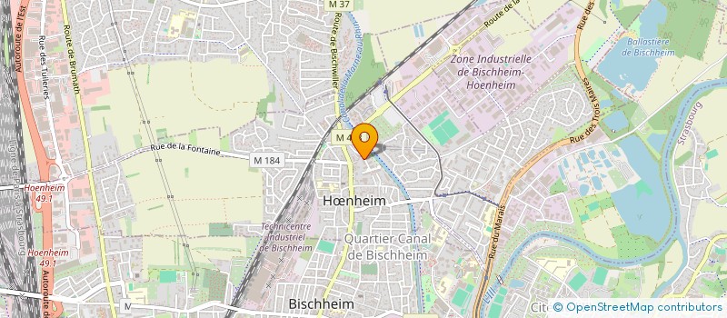 localisation de l'entreprise MONSIEUR ANTOINE CHYTEL  HNHEIM